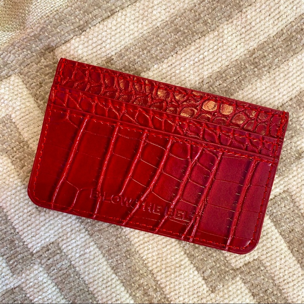 B-Low The Belt | Red Crocodile Card Wallet - Picture 6 of 8